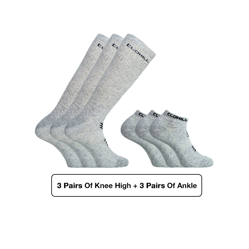 3 Ankle + 3 Knee High