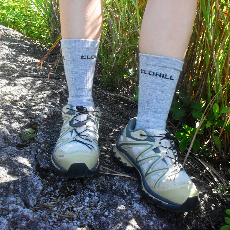 Crew Socks 8 Pack丨Alpaca Hiking Socks丨Clohill Alpaca Socks