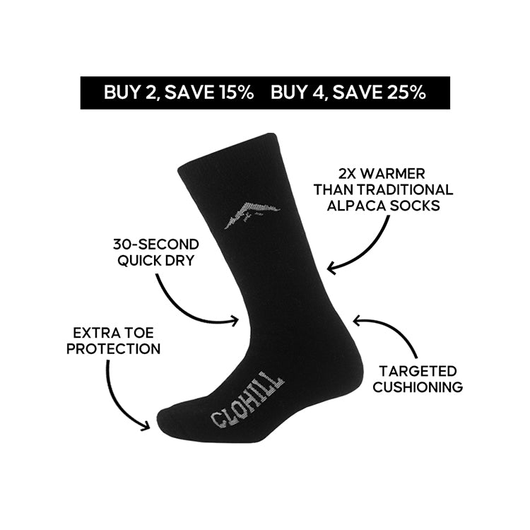 Heavy Duty Alpaca Boot Socks