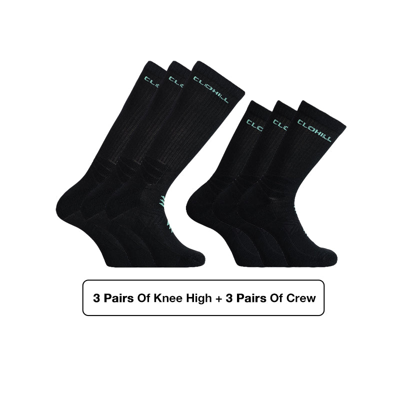3 Crew + 3 Knee High