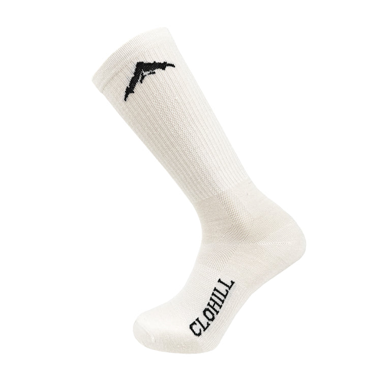 white compression socks